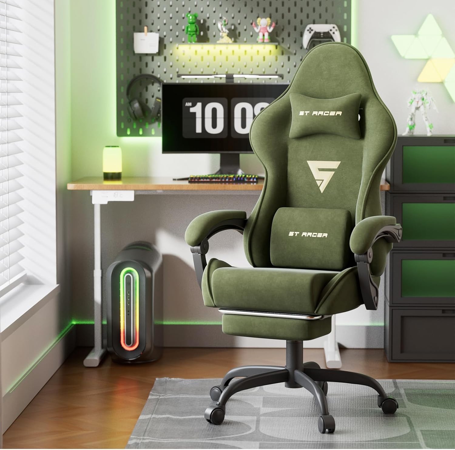 Gaming Chair Racing for Adult, - Massage 评论和价格