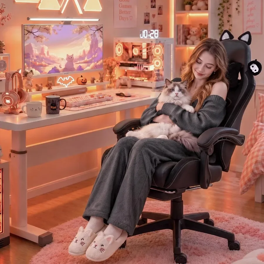 Gaming Chair for Adults with C - Massage 评论和价格