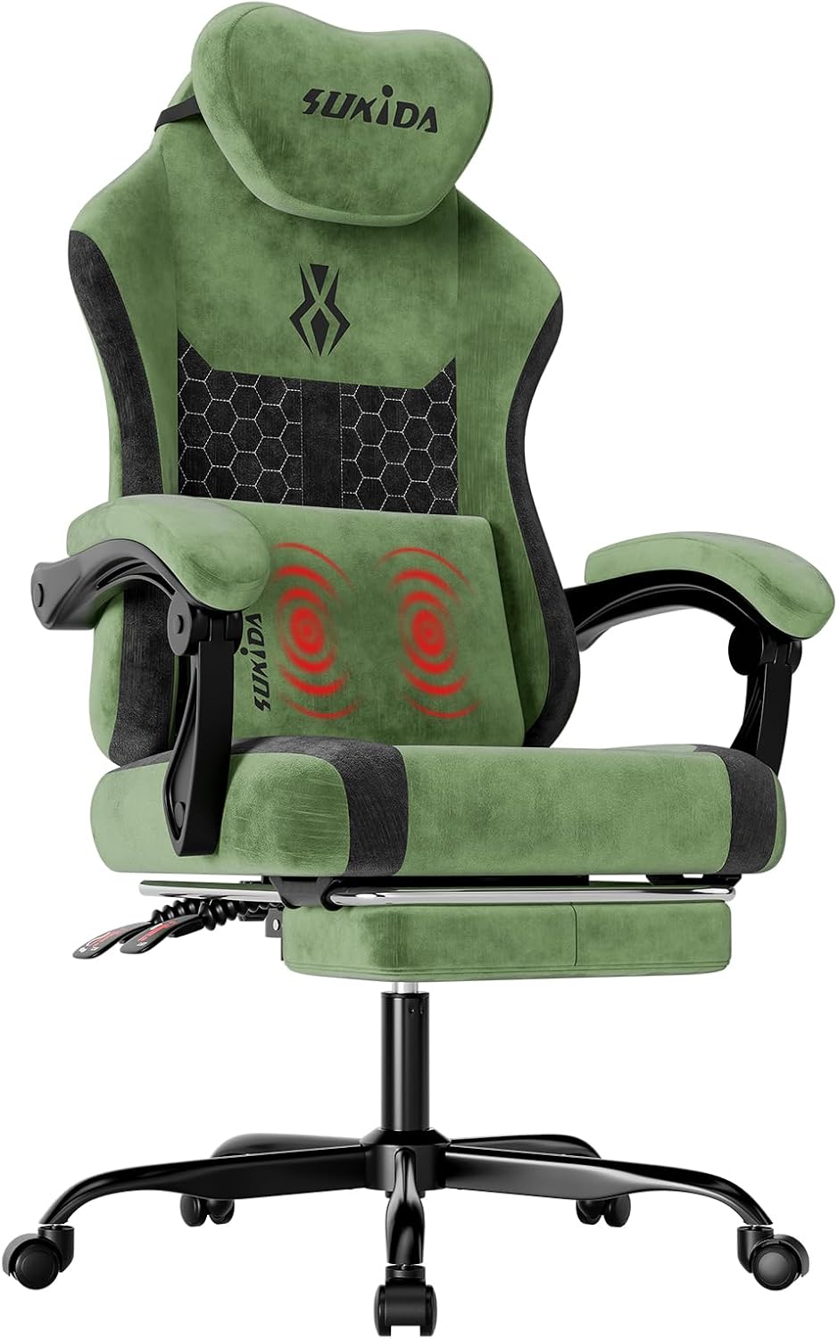 Fabric Video Gaming Chair, Erg - Massage 评论和价格