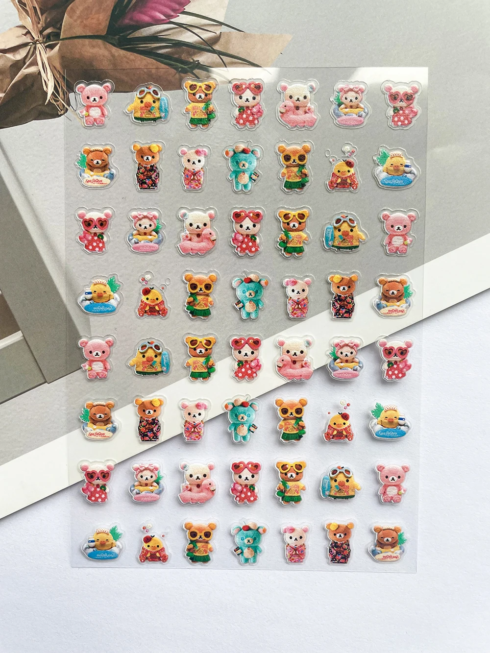 Pvc Super Mini Rilakkuma Poste - Nail Art 评论和价格