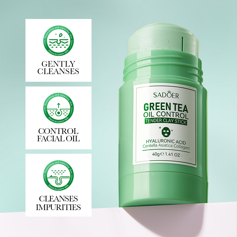SADOER Green Tea & Rose Clay M - Green Tea Cleansing Clay Mask 评论和价格