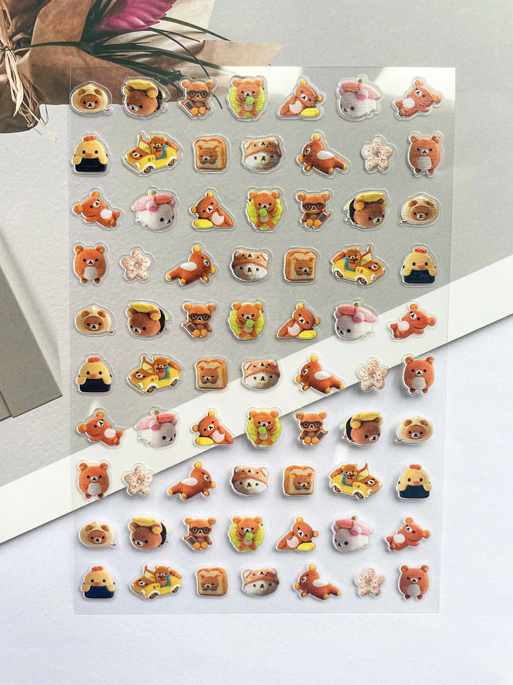 Pvc Super Mini Pink Rilakkuma  - Nail Art 评论和价格
