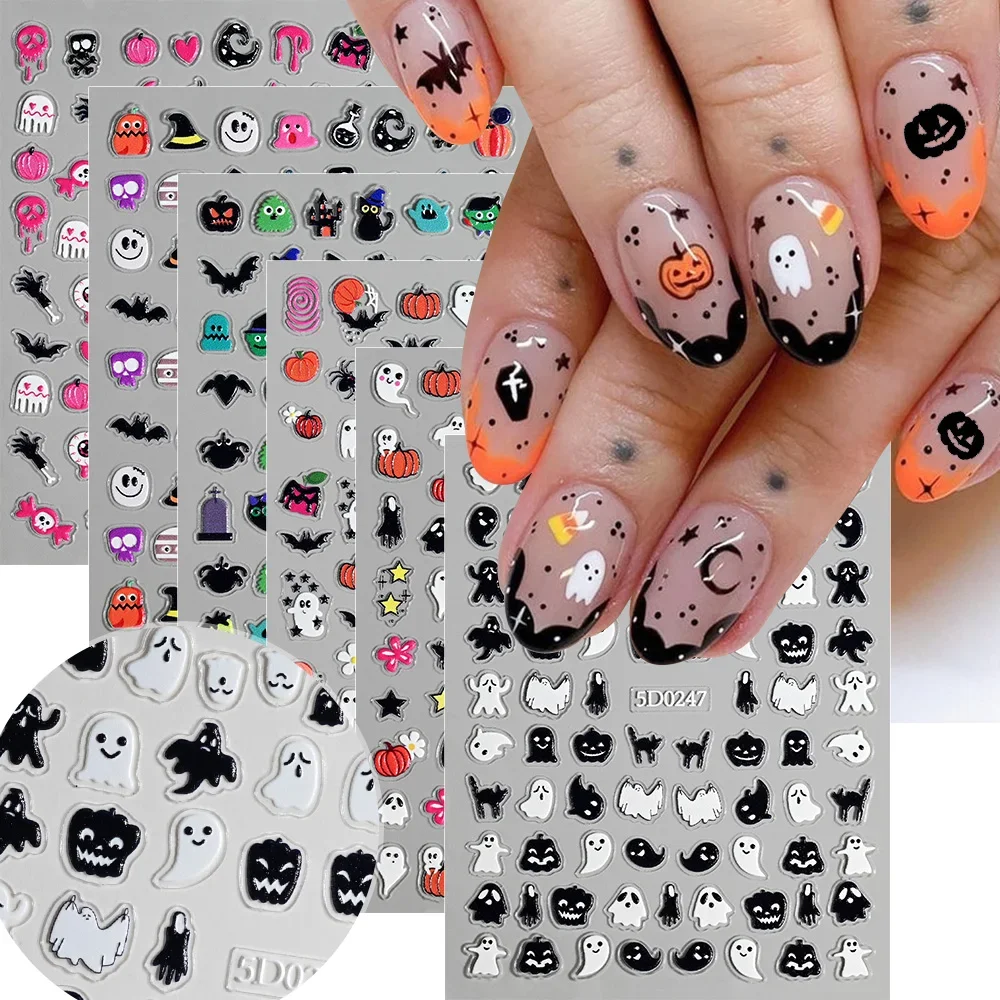 1sheet 5D Halloween Nail Stick - Nail Art 评论和价格