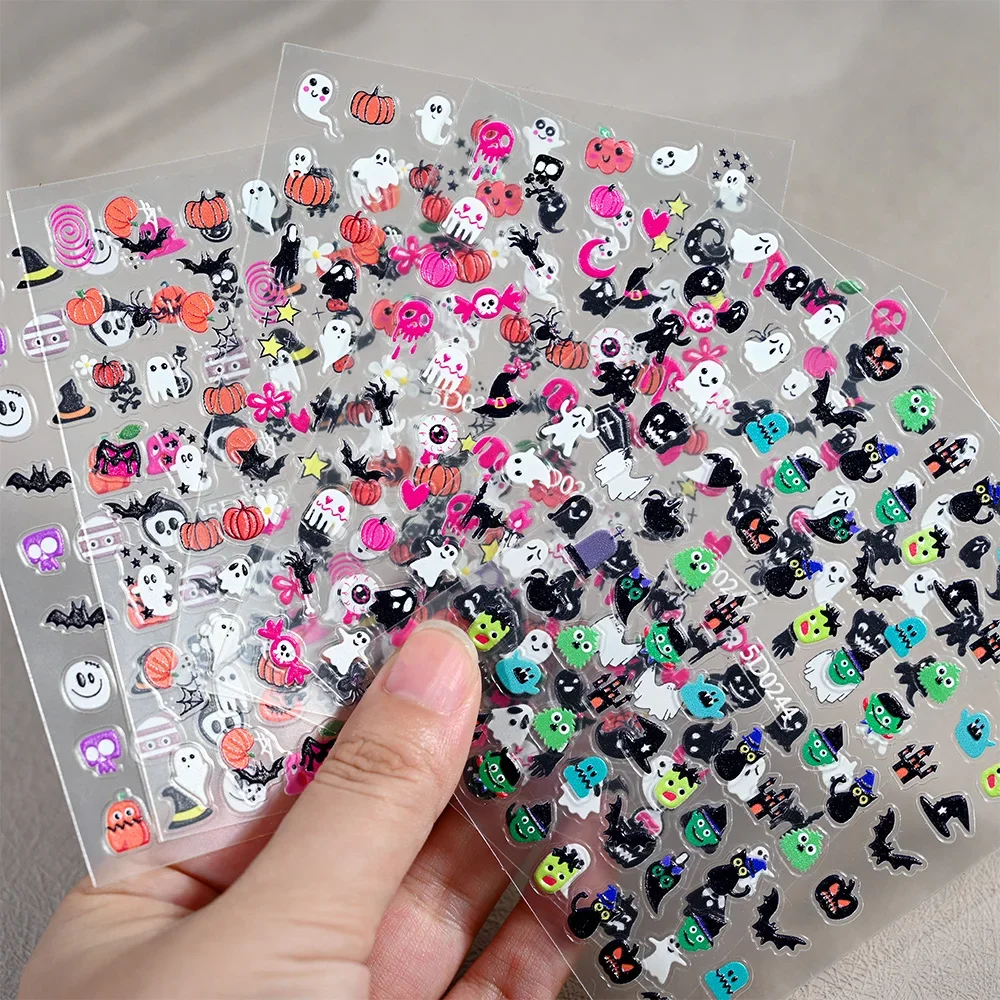 1sheet 5D Halloween Nail Stick - Nail Art 评论和价格