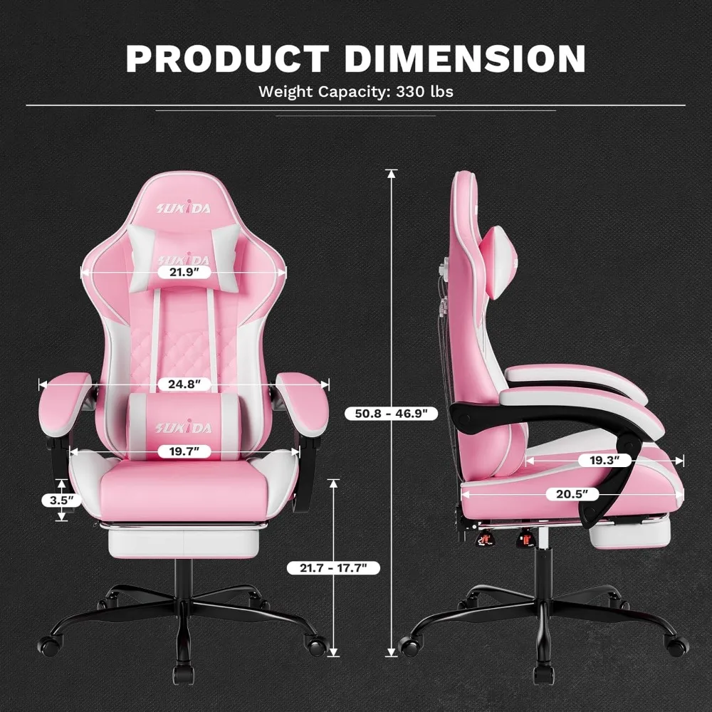 Ergonomic Gaming Chairs for Ad - Massage 评论和价格