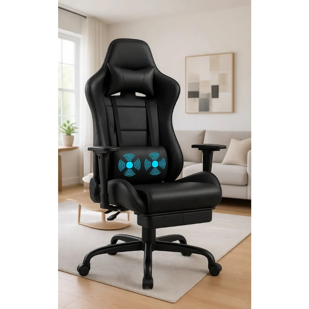 Gaming Chair with Footrest Mas - Massage 评论和价格
