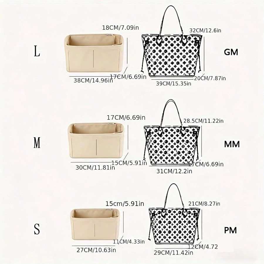 Felt Inset Bag Organizer, Mult - Makeup 评论和价格