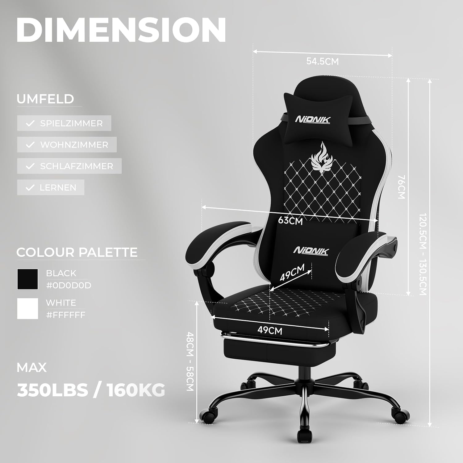 Gaming Chair with Massage,Ergo - Massage 评论和价格
